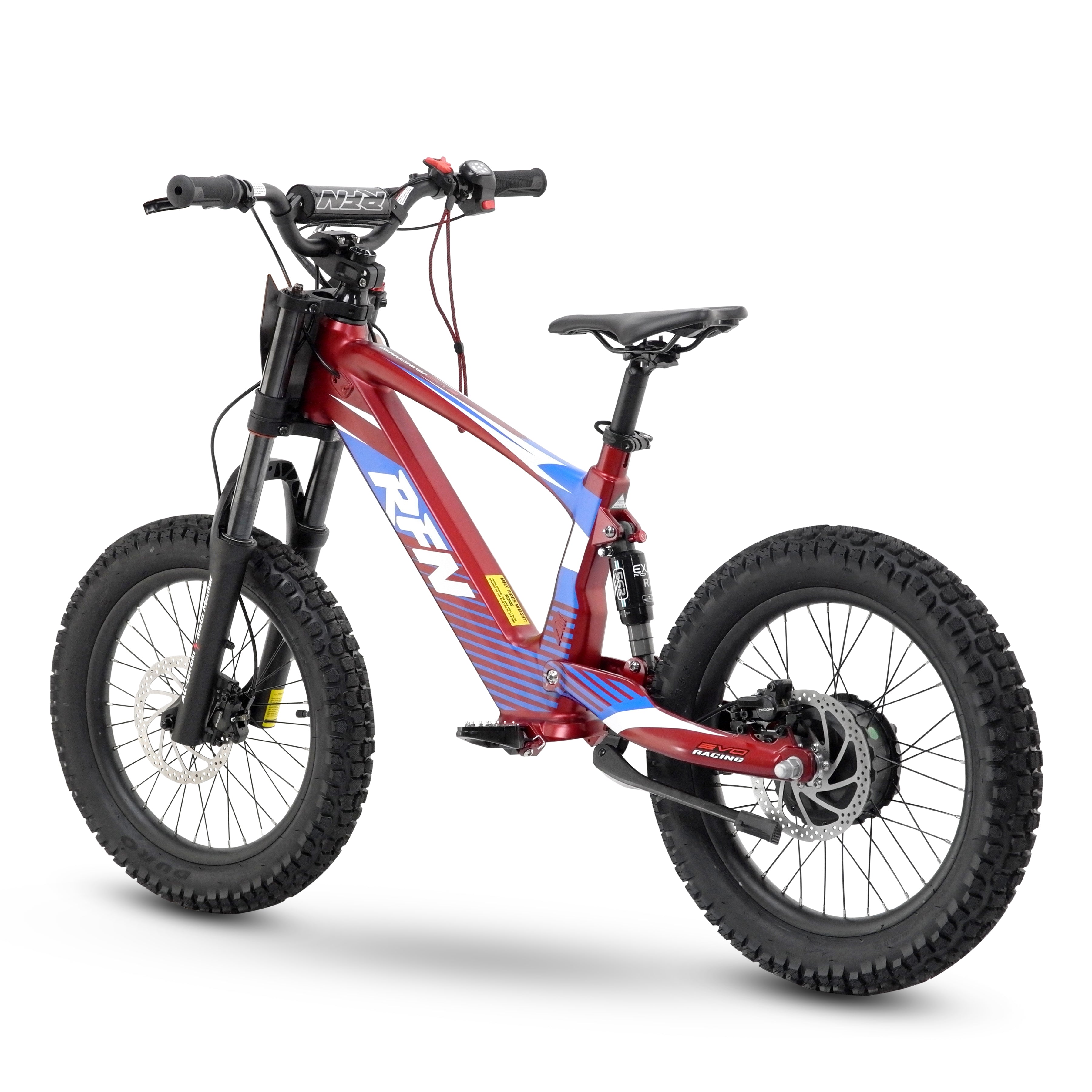 2025 APOLLO RFN  EVO RACING 18'' KIDS E-BIKE E-MOTO E-BMX 500W 36V 5AH BATTERY⚡⚡⚡