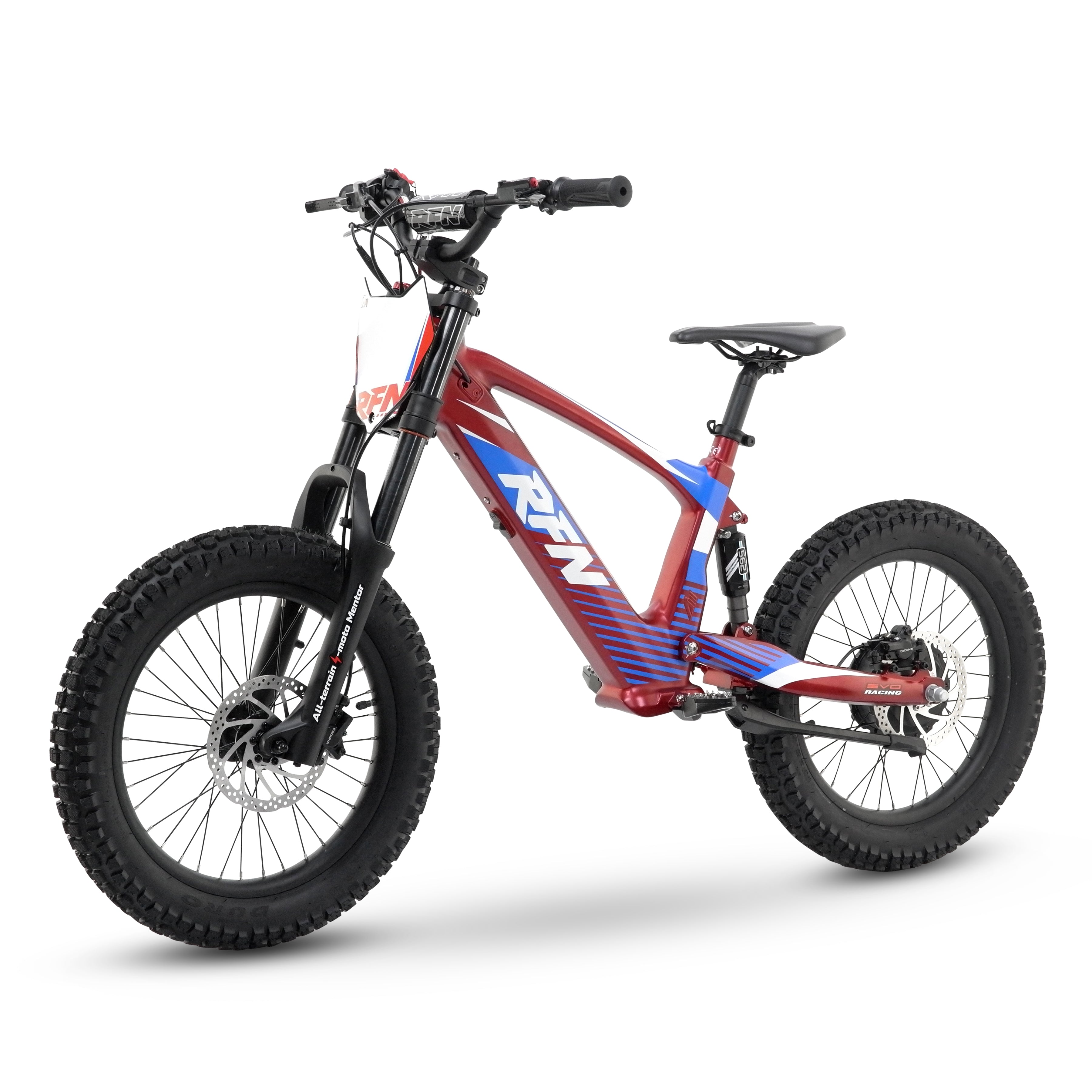 2025 APOLLO RFN  EVO RACING 18'' KIDS E-BIKE E-MOTO E-BMX 500W 36V 5AH BATTERY⚡⚡⚡